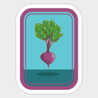 Beetroot Levitating Beet Sticker